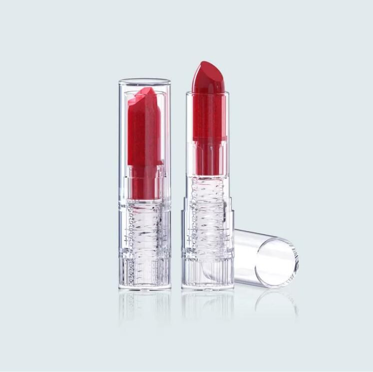 PET 80MM Height 20.3MM Dia Empty Lipstick Tubes