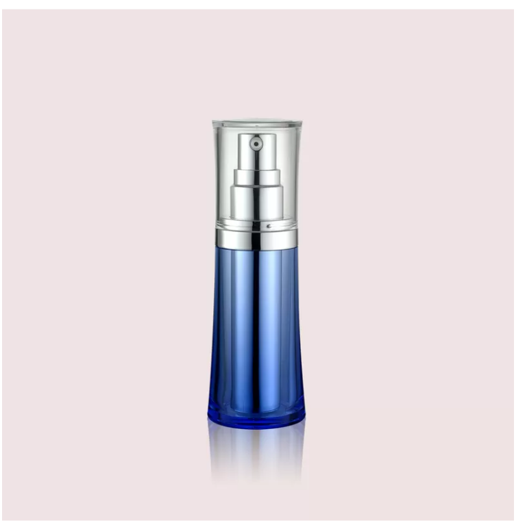 Cosmetic Packaging 15ml / 30ml Airless Pump Bottles / Plastic Lotion Bottles