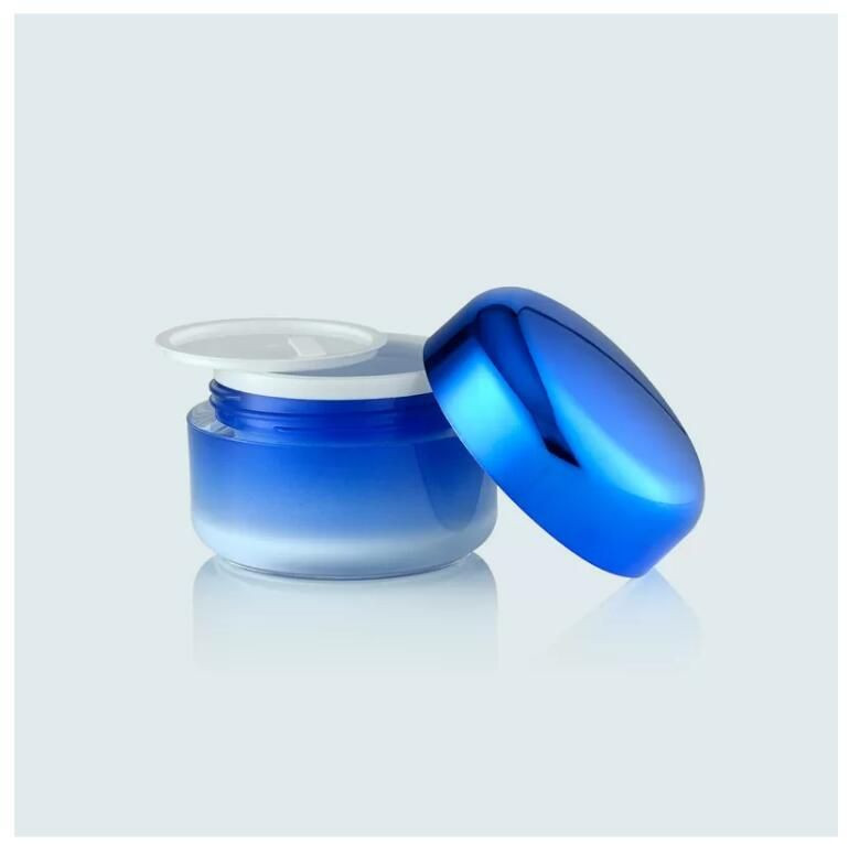 Beauty Container Plastic Cosmetic Jars For Skin Care Cream With Lids Cap