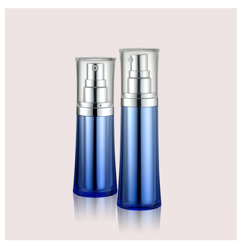 Cosmetic Packaging 15ml / 30ml Airless Pump Bottles / Plastic Lotion Bottles