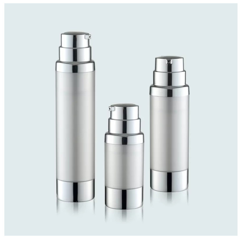 Cream Plastic Cosmetic Bottle with Unique and Innovative Actuator Open Way LB210D Series