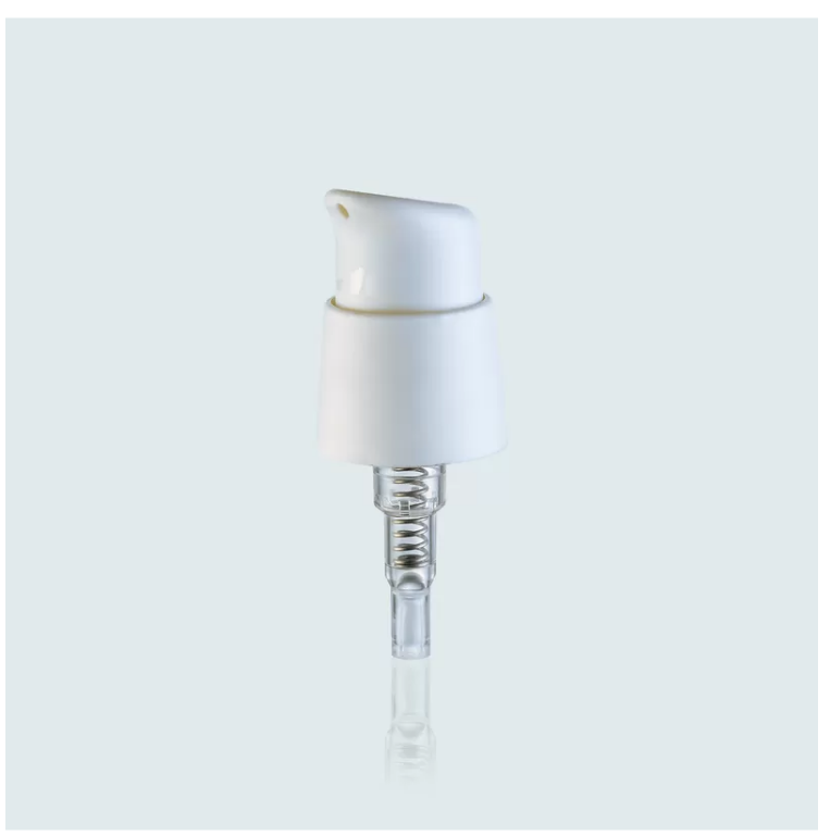 Open Anti - Clockwise Cosmetic Treatment Pumps 18 / 400 Frosted Effect