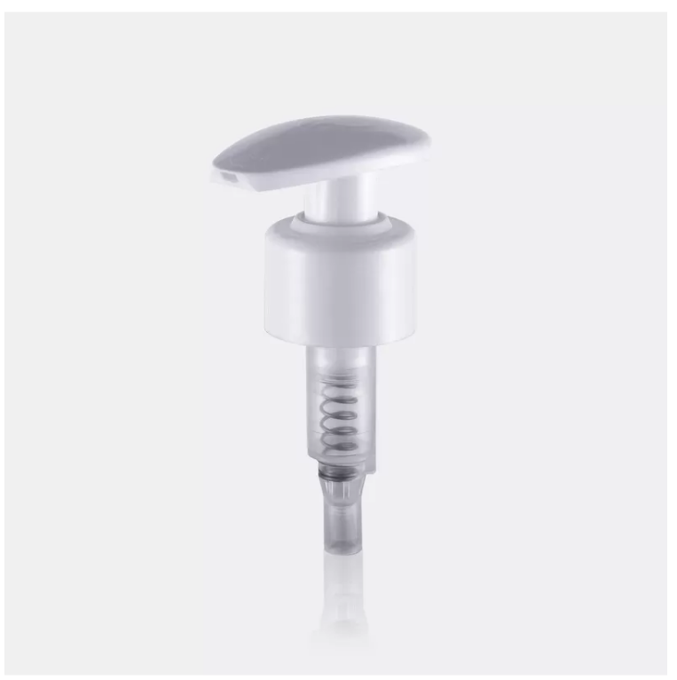 High viscosity Liquid Lotion Dispenser Pump Ribbed / Smooth / Aluminum 1.2cc Dosage