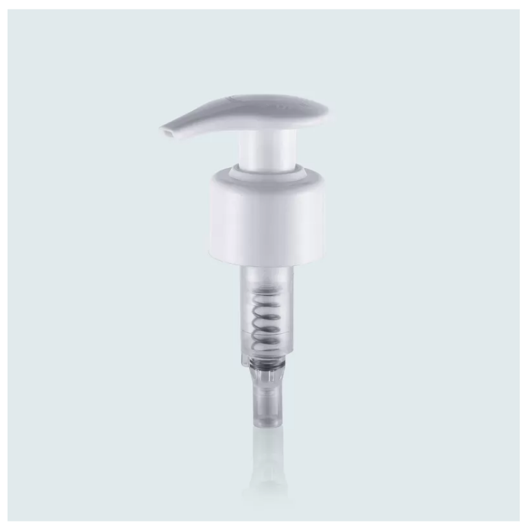 Smooth & Ribbed PP / Aluminum Lotion Dispenser Pump For Various Viscosity