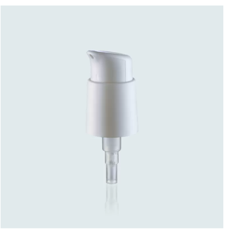 24mm White Cosmetic Treatment Pumps Plastic PP Perfume Pump Sprayer