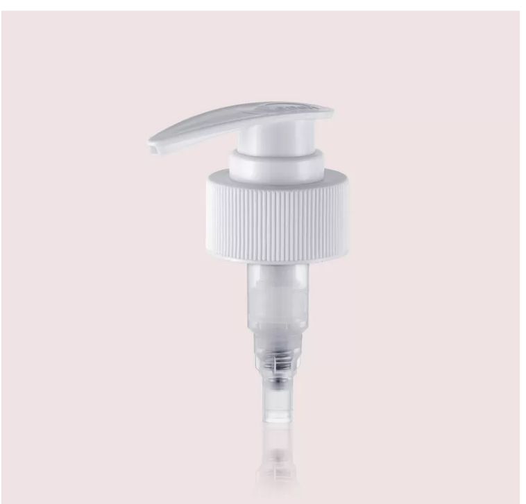 Special Actuator 24mm 28mm Cosmetic Lotion Pump Dispenser Top With Ribbed And Smooth Closure