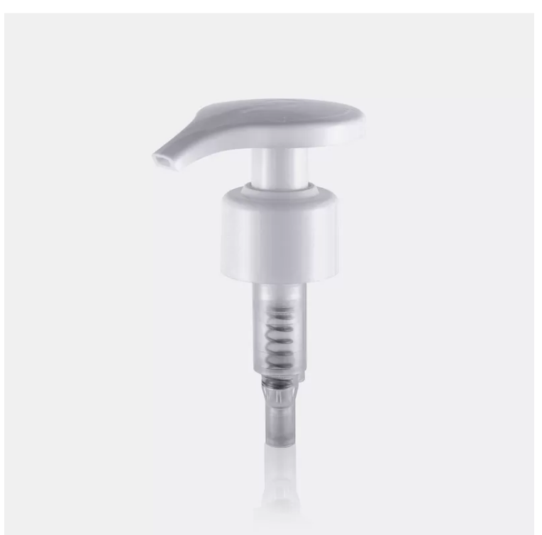 High - Viscosity Liquid Plastic Lotion Pump Ribbed / Smooth / Aluminum 1.2cc Output LB312-04