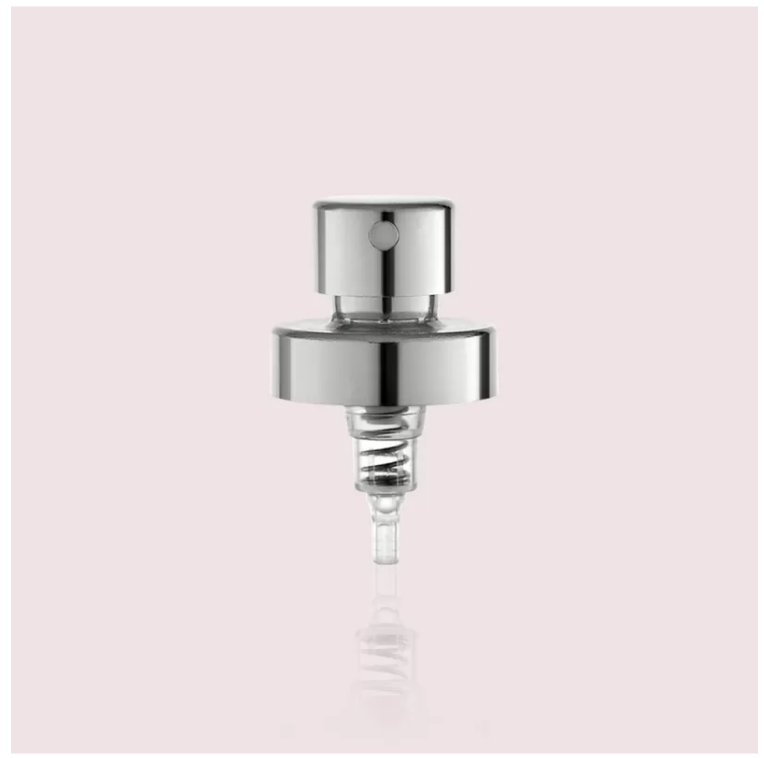 Perfume Spray Head Silver Surface Finishing 0.08ml/T - 0.1ml/T Dosage