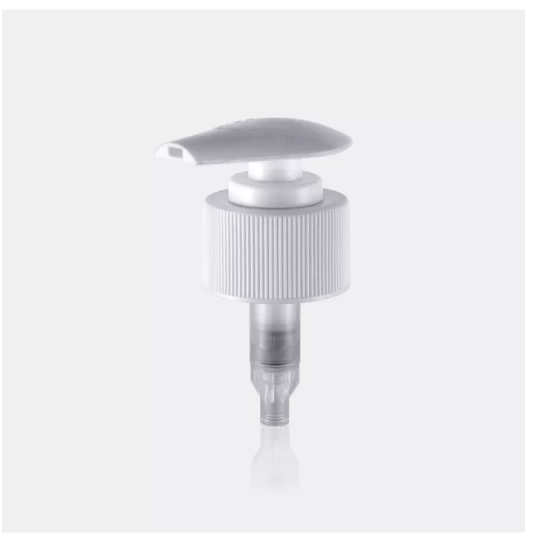 Flat Cap Lotion Dispenser Pump With 24mm 28mm And Double Wall Closure